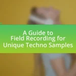 A Guide to Field Recording for Unique Techno Samples
