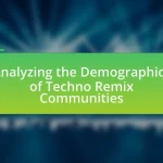Analyzing the Demographics of Techno Remix Communities