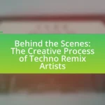 Behind the Scenes: The Creative Process of Techno Remix Artists