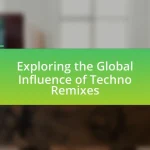 Exploring the Global Influence of Techno Remixes