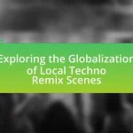 Exploring the Globalization of Local Techno Remix Scenes