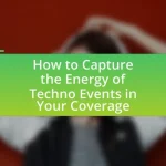 How to Capture the Energy of Techno Events in Your Coverage