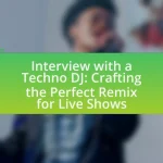 Interview with a Techno DJ: Crafting the Perfect Remix for Live Shows