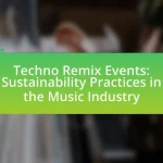Techno Remix Events: Sustainability Practices in the Music Industry