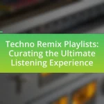 Techno Remix Playlists: Curating the Ultimate Listening Experience