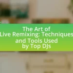 The Art of Live Remixing: Techniques and Tools Used by Top DJs