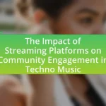 The Impact of Streaming Platforms on Community Engagement in Techno Music
