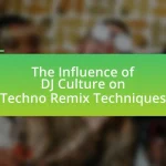 The Influence of DJ Culture on Techno Remix Techniques