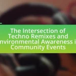 The Intersection of Techno Remixes and Environmental Awareness in Community Events