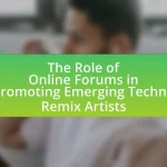 The Role of Online Forums in Promoting Emerging Techno Remix Artists