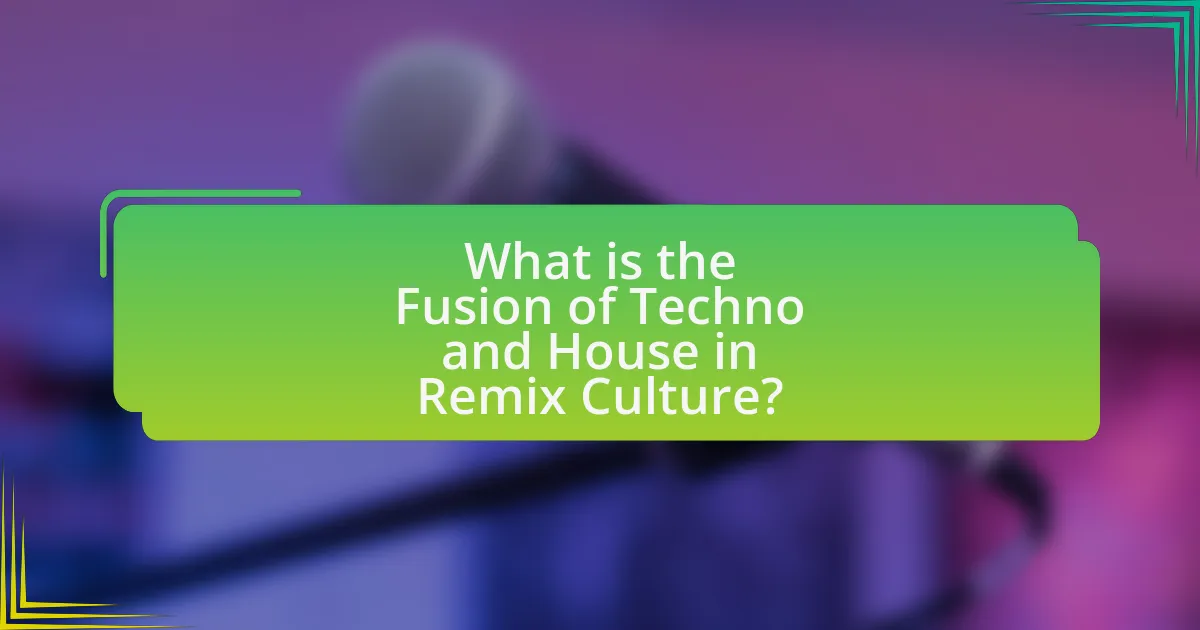 What is the Fusion of Techno and House in Remix Culture?